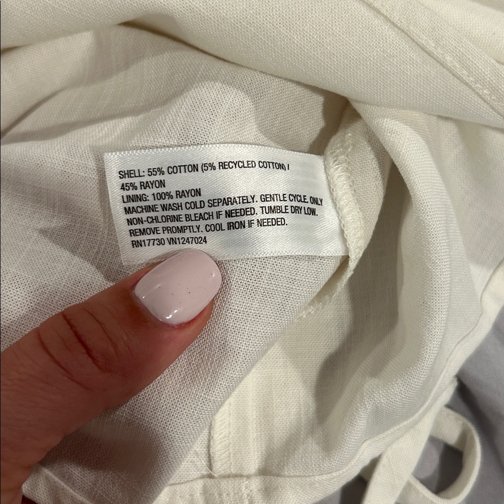 Future Collective Women's Mid-Rise Linen Midi Wrap Skirt Size Extra Large | NWT - Picture 4 of 9